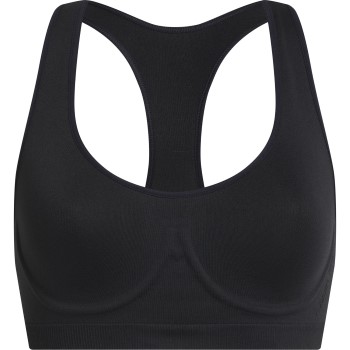 Calvin Klein Bh Fusion Flex Unlined Bralette Sort polyamid Large Dame