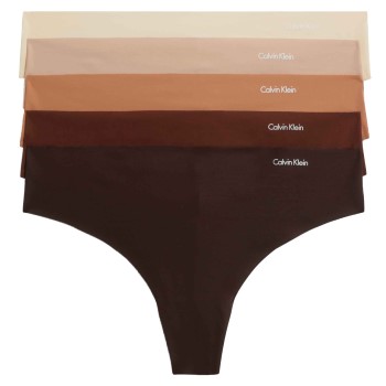 Calvin Klein Trusser 5P Invisible Thongs Flerfarvet Small Dame