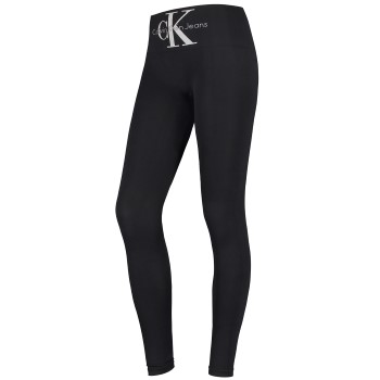 Se Calvin Klein Legwear Calvin Klein Legging High-Waist Logo Sort polyamid Medium Dame ved Timarco