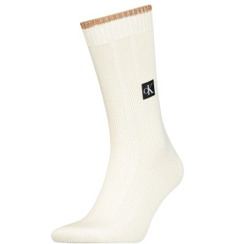 Calvin Klein Legwear Calvin Klein Strømper Men Icon Patch Sock Hvid One Size Herre