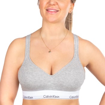 Calvin Klein Bh Modern Cotton Bralette Lift Grå Small Dame