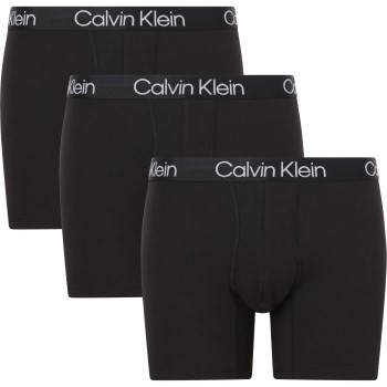 Calvin Klein 3P Modern Structure Recycled Boxer Brief Sort Medium Herre