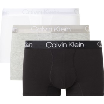 Calvin Klein 3P Modern Structure Recycled Trunk Hvid/Sort Small Herre