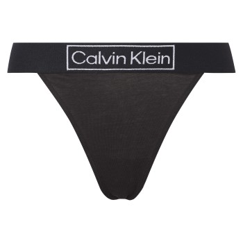 Calvin Klein Trusser Reimagined Heritage High Leg Thong Sort Medium Dame