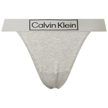 Calvin Klein Trusser Reimagined Heritage High Leg Thong Grå Small Dame