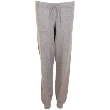 Missya Lazy Rib Pant Grå Medium Dame