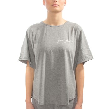 Se Missya Medina Your Fave T-shirt Grå Small Dame ved Timarco