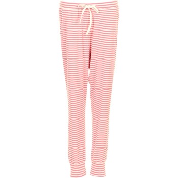 Se Missya Softness Modal Pant Rosa/Hvid modal Small Dame ved Timarco