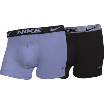 Nike 2P Dri-Fit ReLuxe Trunk Violet/Sort Large Herre