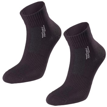 Pierre Robert Strømper 2P Mid Cut Socks Women Sort polyamid Str 37/40 Dame