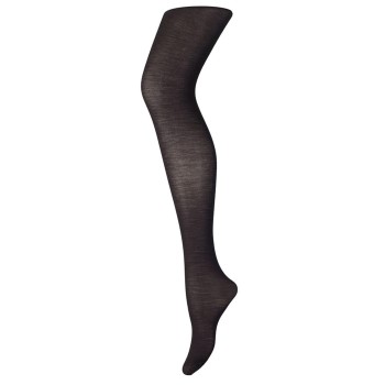 Pierre Robert Strømpebukser Thin Wool Tights Sort Str 36/40 Dame