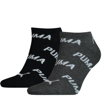 Puma Strømper 2P BWT Sneaker Sock Sort/Grå Str 39/42