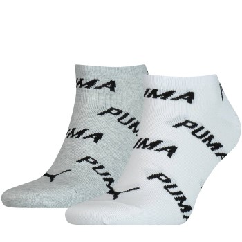 Puma Strømper 2P BWT Sneaker Sock Hvid/Grå Str 39/42