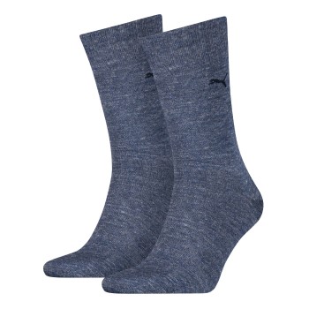 Puma Strømper 2P Classic Socks Jeansblå Str 43/46 Herre