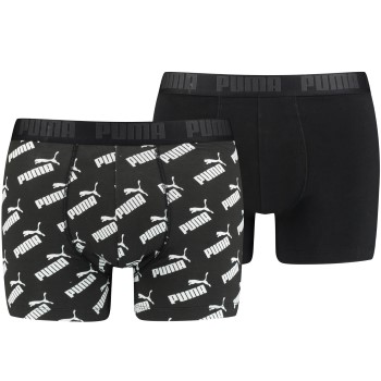 Puma 2P Everyday Aop Boxer Sort bomuld Small Herre