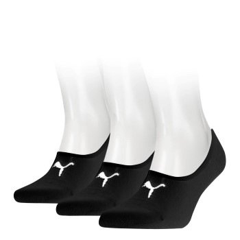 Puma Strømper 3P Footie Socks Sort Str 39/42