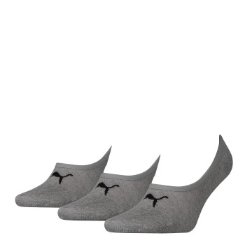 Puma Strømper 3P Footie Socks Grå Str 39/42