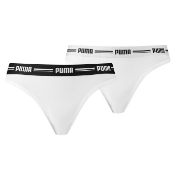 Puma Trusser 2P Iconic Solid String Hvid Medium Dame