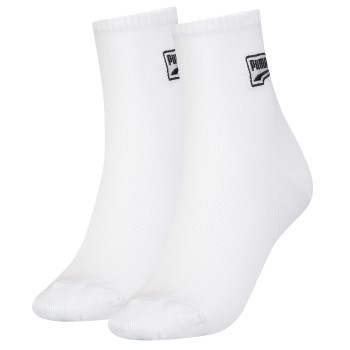 Puma Strømper 2P Mesh Short Socks Hvid Str 35/38 Dame