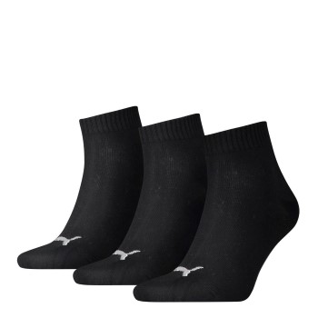 Puma Strømper 3P Quarter Socks Sort Str 39/42