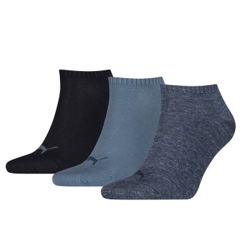 Puma Strømper 3P Sneaker Socks Jeansblå Str 43/46