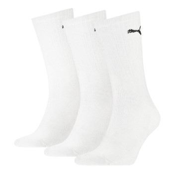 Puma Strømper 3P Sport Crew Socks Hvid Str 39/42