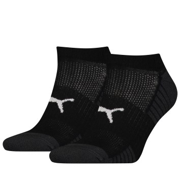 Puma Strømper 2P Sport Cushioned Sneaker Socks Sort Str 39/42