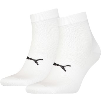 Puma Strømper 2P Sport Light Quarter Socks Hvid Str 39/42