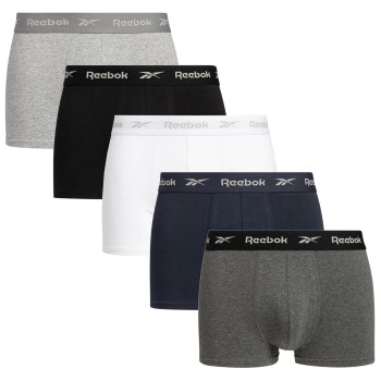 Reebok 5P Boyes Trunk Marineblå/Grå bomuld Large Herre