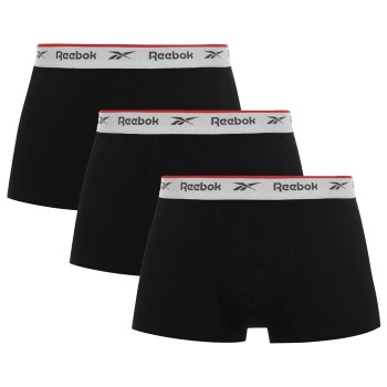 Reebok 3P Ovett Trunk Sort bomuld Medium Herre