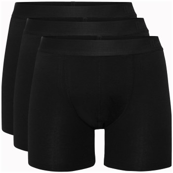 Resteröds 3P Bamboo Boxer Long leg Sort Medium Herre