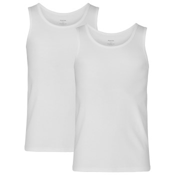 Se Resteröds 2P Bamboo Tank Top Hvid Small Herre ved Timarco