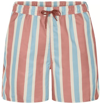 Resteröds Badebukser Recycled Swimshorts Rosa/Blå polyester Small Herre