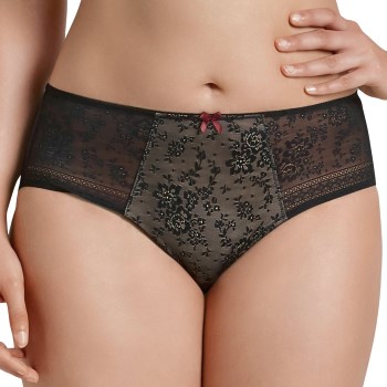 Rosa Faia Trusser Fleur High Waist Brief Sort 42 Dame