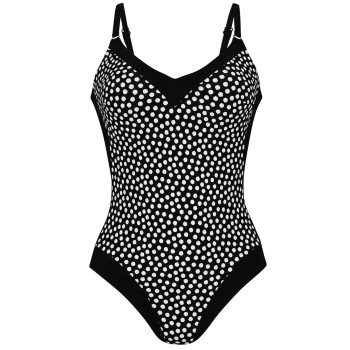 Rosa Faia Summer Dot Swimsuit Sort/Hvid E 40 Dame