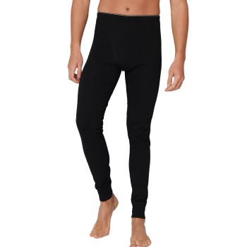 Schiesser 95-5 Organic Cotton Long Johns Sort økologisk bomuld Medium Herre