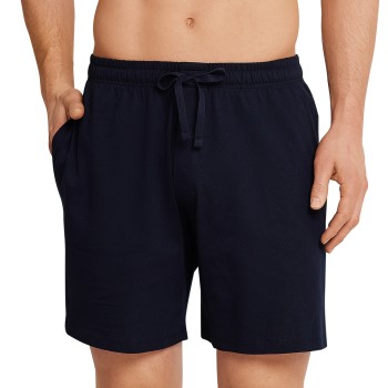 Se Schiesser Mix and Relax Jersey Long Boxer 3XL-5XL Mørkblå bomuld 5XL Herre ved Timarco