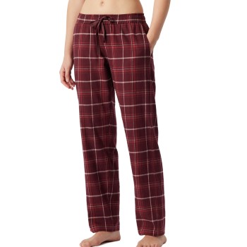 Se Schiesser Mix And Relax Lounge Pants Flannel Rød 44 Dame ved Timarco