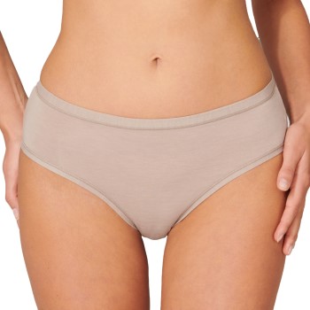 Schiesser Trusser Personal Fit Midi Brief Beige Small Dame