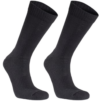 Seger Strømper 2P Basic Wool Sock Sort Str 39/42