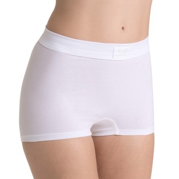 Sloggi Trusser Double Comfort Shorts Hvid bomuld 42 Dame