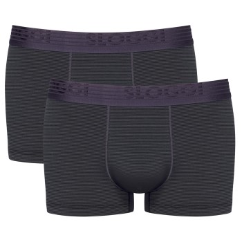 Sloggi 2P Men Ever Cool Trunk Sort Medium Herre