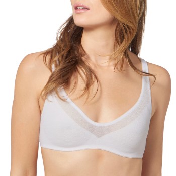 Sloggi Bh Oxygene Infinite Soft Bra Hvid Large Dame