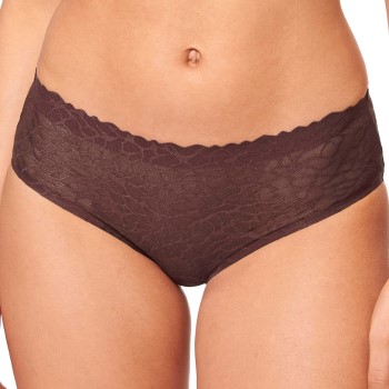 Sloggi Trusser ZERO Feel Lace 2.0 Hipster Brun X-Small Dame