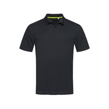 Stedman Active 140 Polo Sort polyester Small Herre