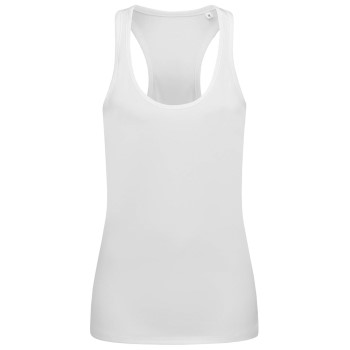 Se Stedman Active 140 Tank Hvid polyester Large Dame ved Timarco