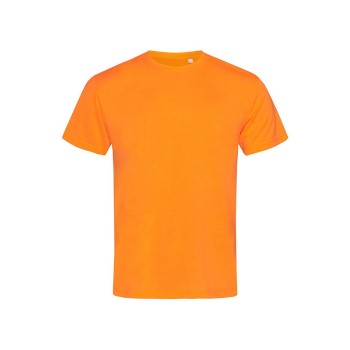 Se Stedman Active Cotton Touch For Men Orange polyester Large Herre ved Timarco