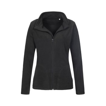 Stedman Active Fleece Jacket For Women Sort polyester Small Dame