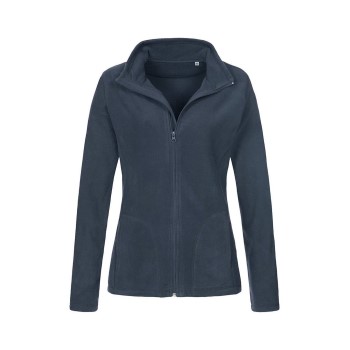 Stedman Active Fleece Jacket For Women Mørkblå polyester Medium Dame