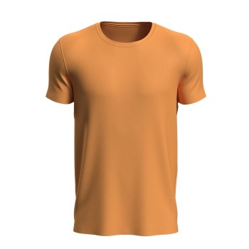 Se Stedman Active Sports-T For Men Orange polyester Small Herre ved Timarco